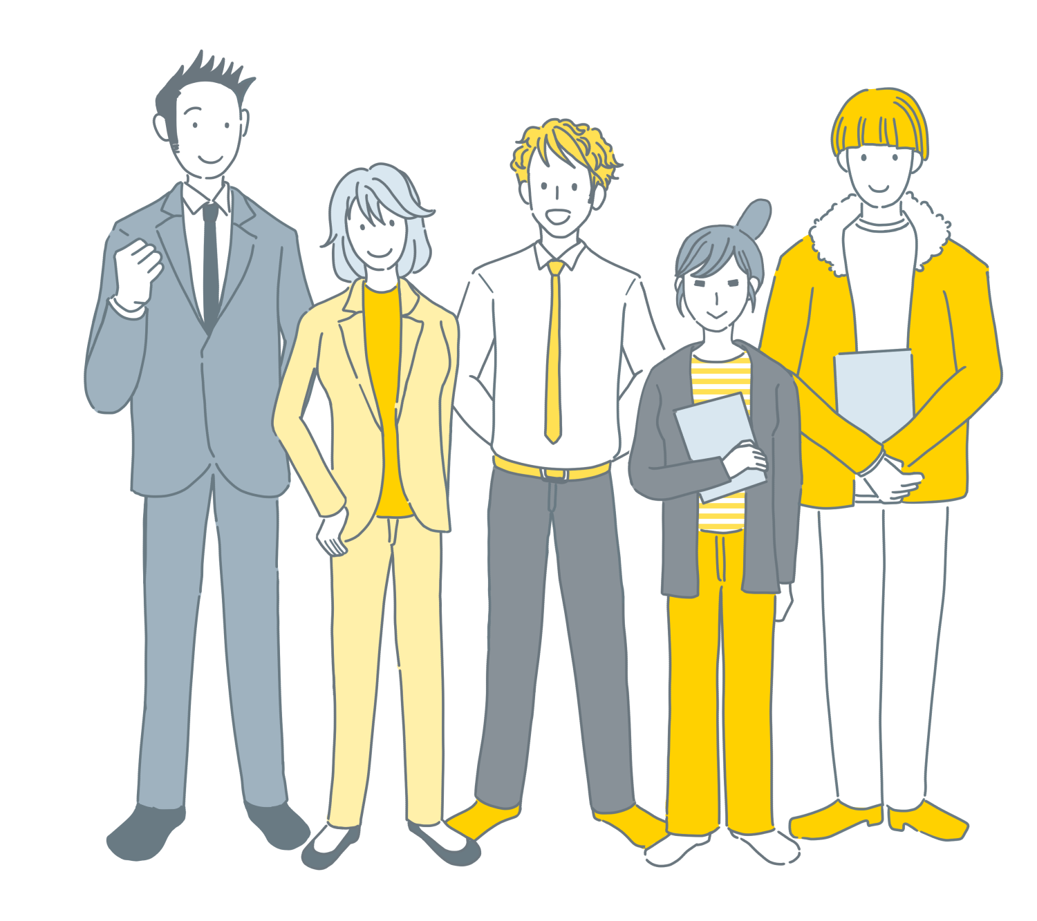 スタッフのイラスト